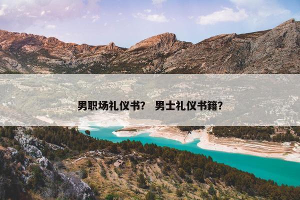 男职场礼仪书？ 男士礼仪书籍？
