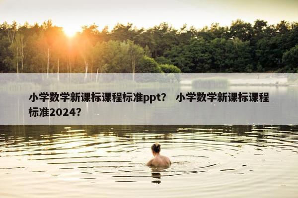 小学数学新课标课程标准ppt？ 小学数学新课标课程标准2024？